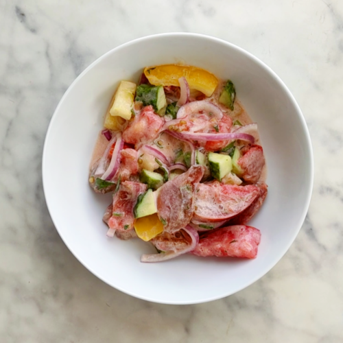 Keto Heirloom Tomato Salad