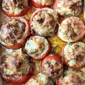 Keto Italian Stuffed Tomatoes