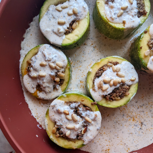 Keto Lebanese Zucchini in Yogurt